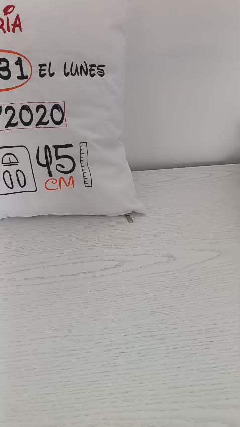 Cojín datos Bebé